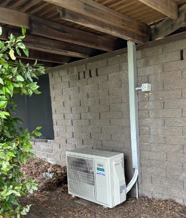 Air conditioner installation outdoor unit Lambton