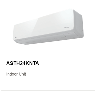 Fujitsu ASTH24KNTA split system indoor unit
