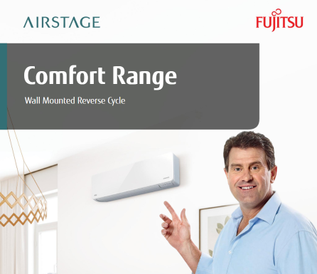 Fujitsu Airstage Comfort Range air conditioner installation Boolaroo NSW